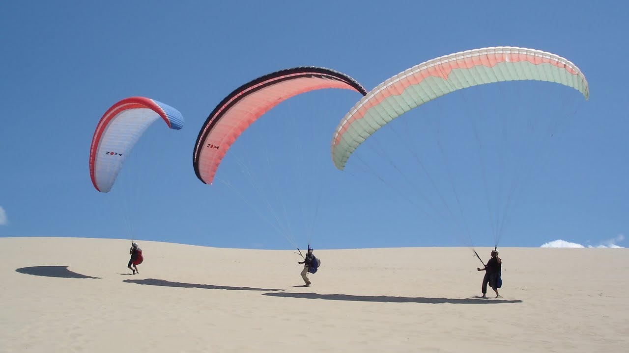 Parapente à la dune du Pilat